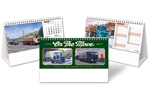 On the Move Desk Calendar