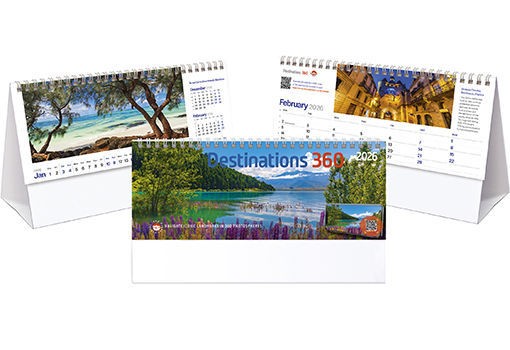 Destinations360 Desk Calendar