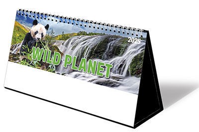 Wild Planet Premium Lined Easel Desk Calendar