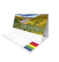 Wild Britain Note Station Desk Calendar 