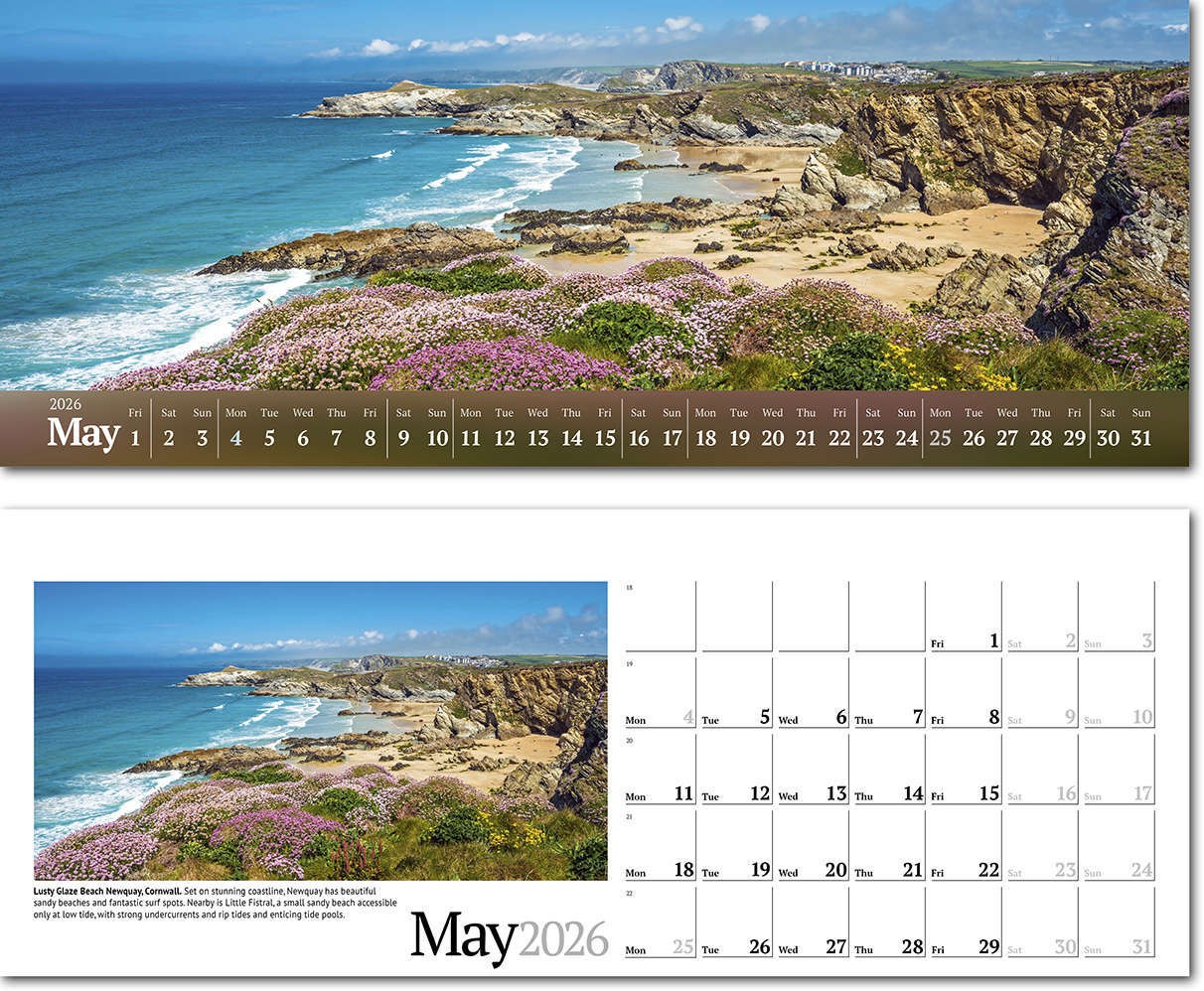 Wild Britain Task Station Desk Calendar