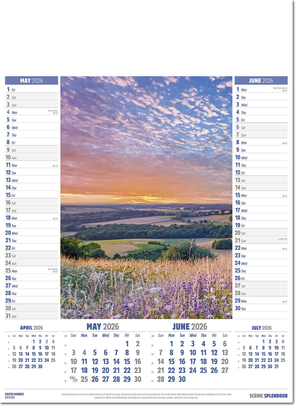 Scenic Splendour Calendar