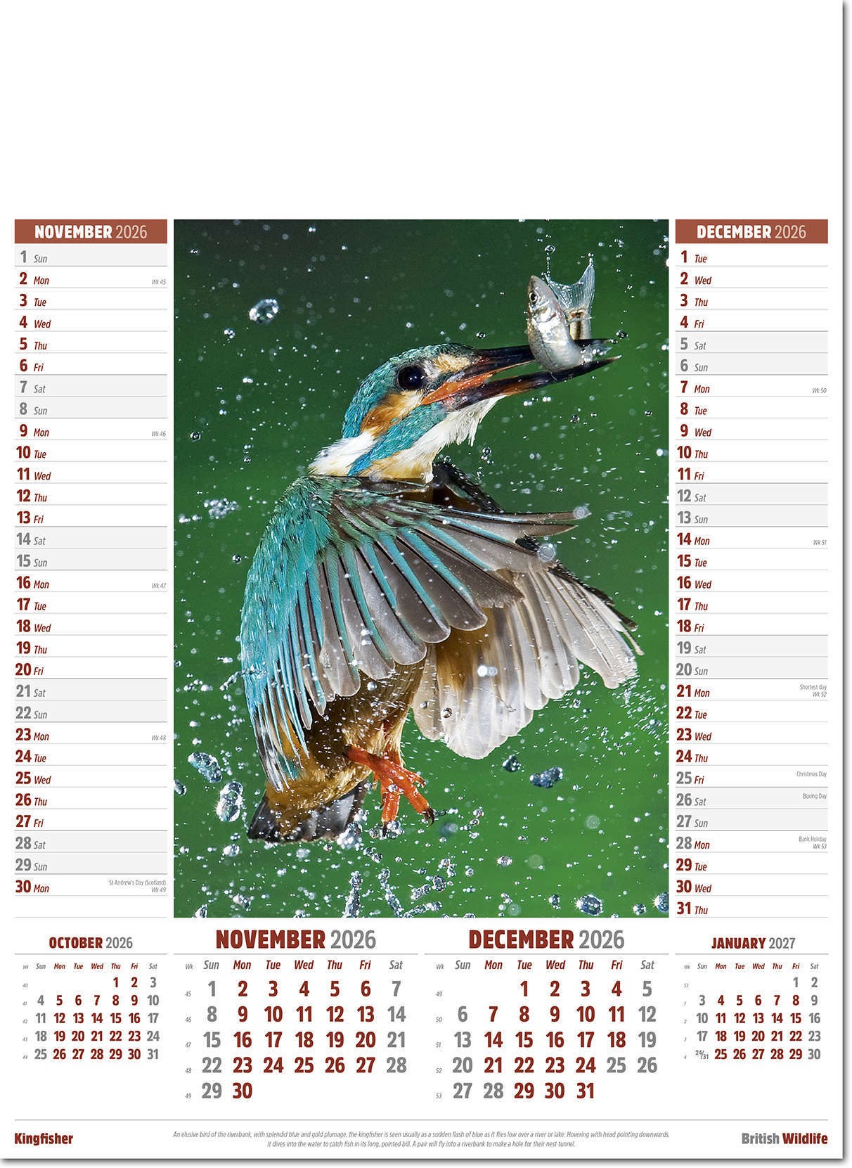 British Wildlife Calendar