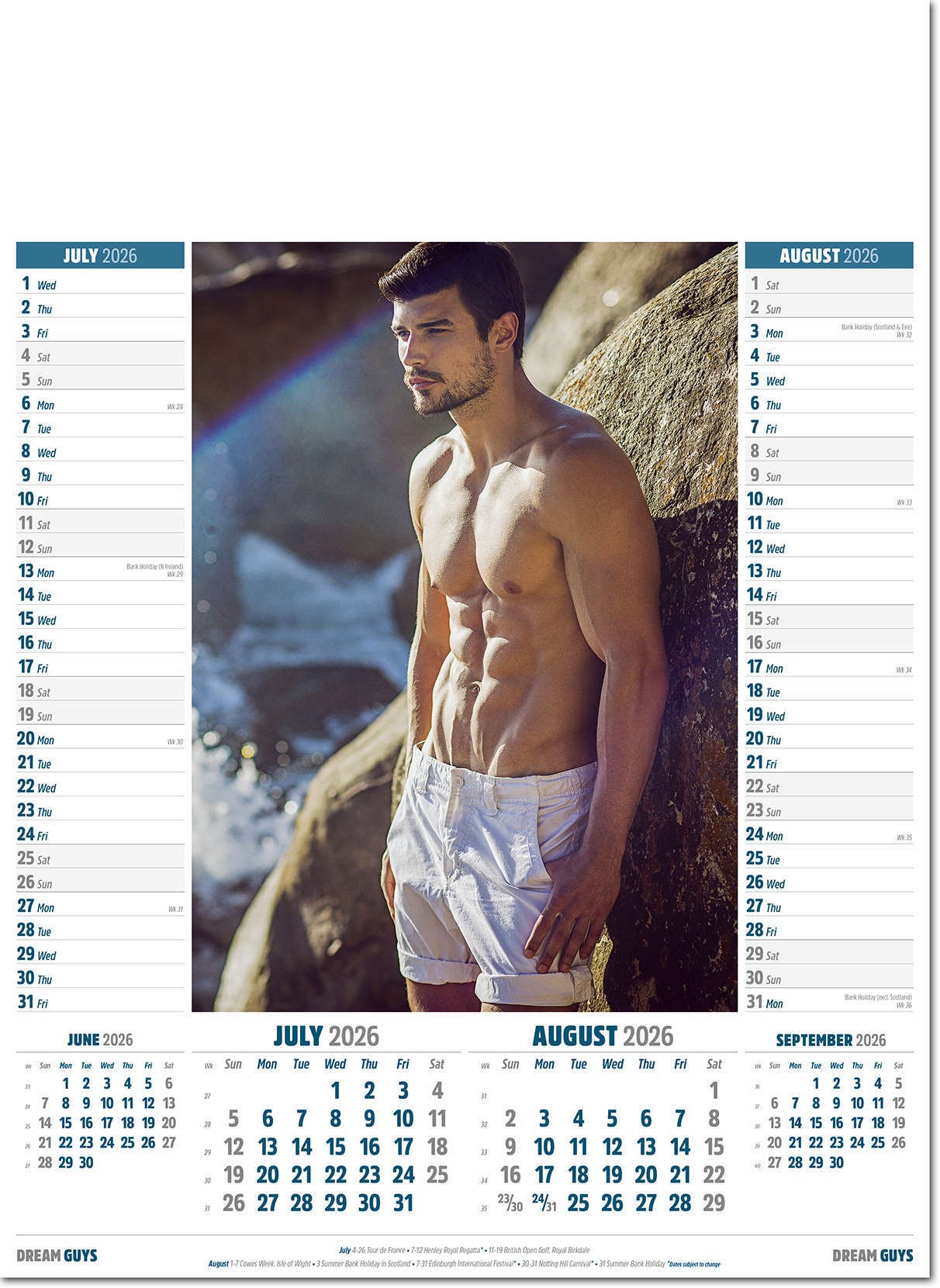 Dream Guys Calendar