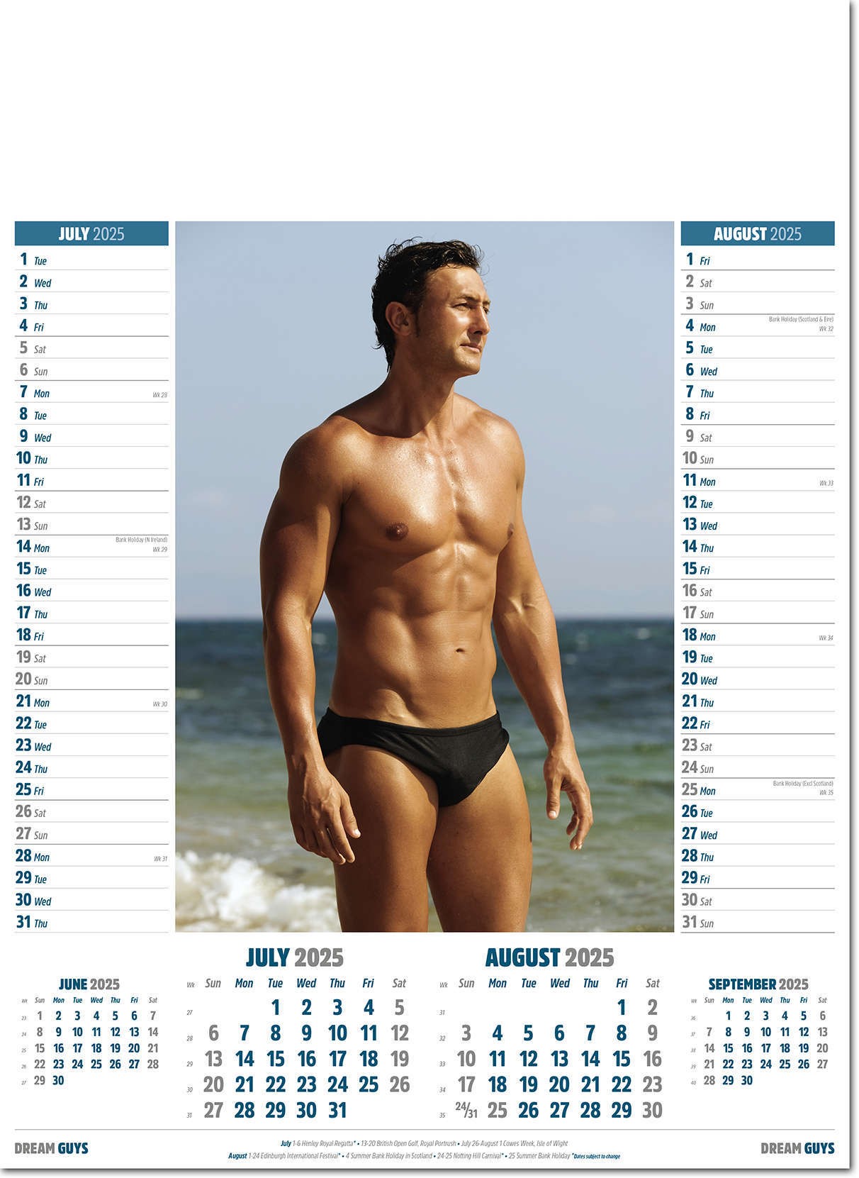 Dream Guys Calendar