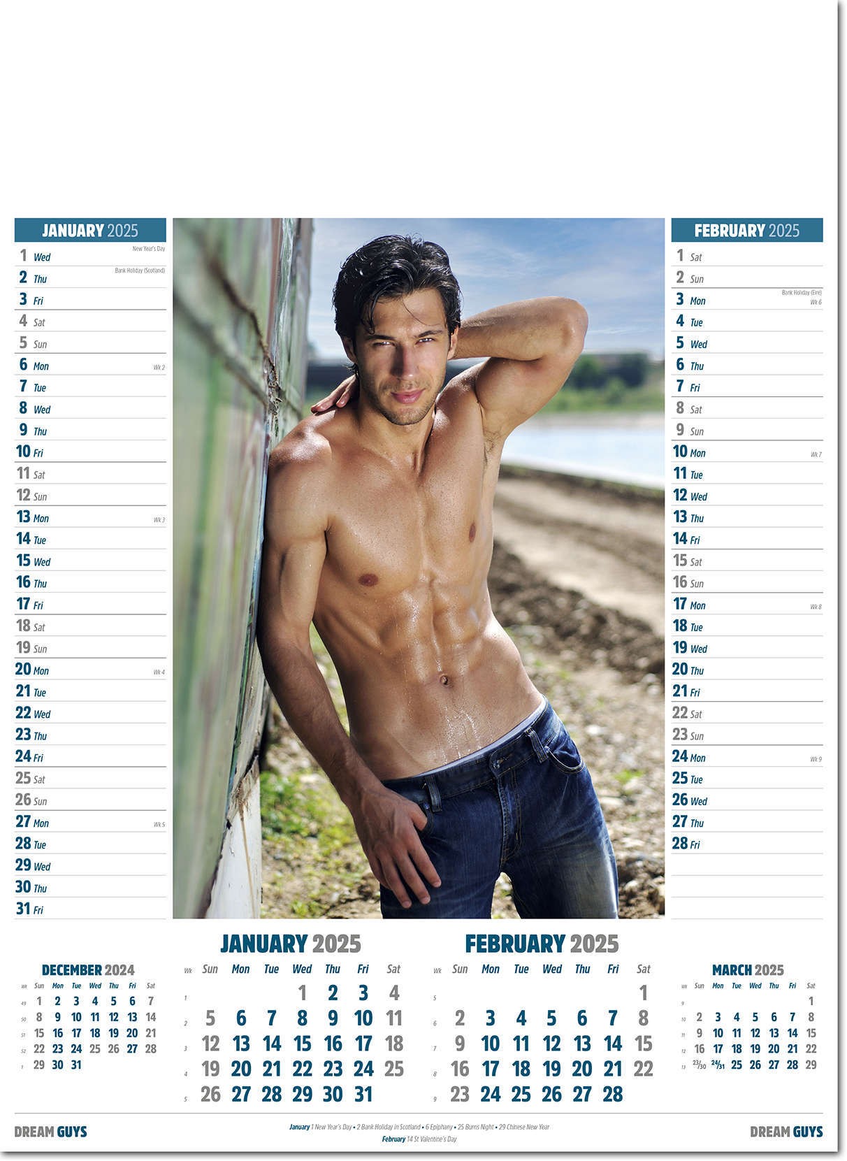 Dream Guys Calendar