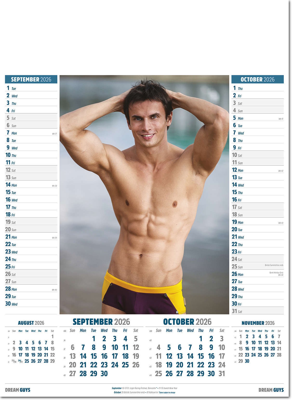 Dream Guys Calendar