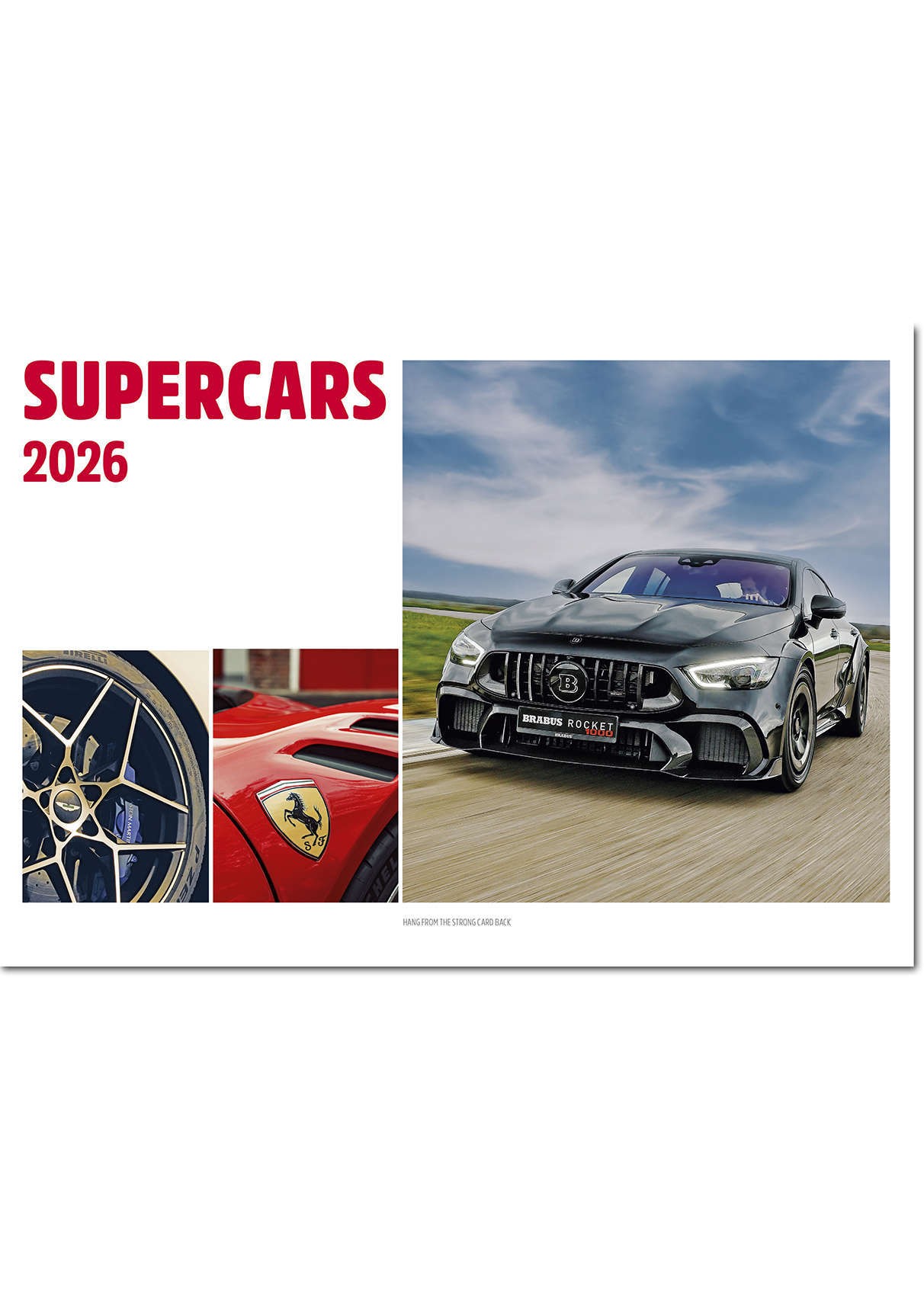 Supercars Postage Saver Calendar