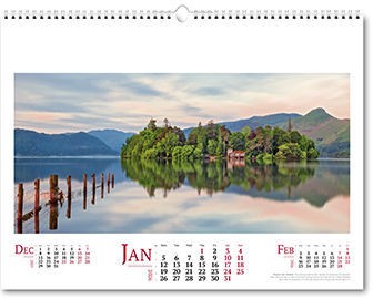 Wild Britain Wall Calendar