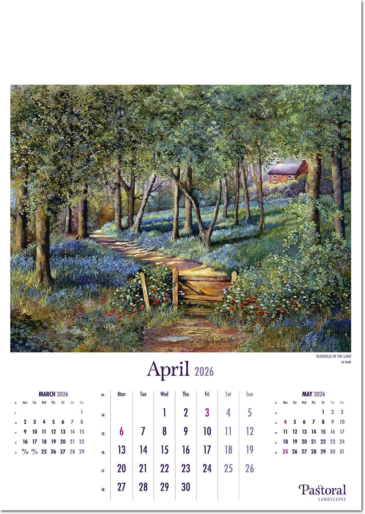 Pastoral Landscapes Calendar