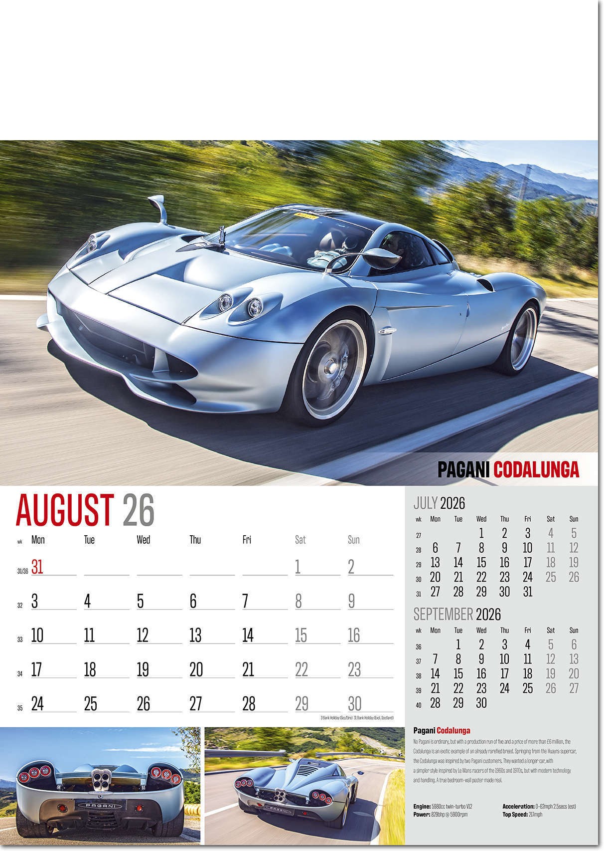 Marques of Distinction Wall Calendar