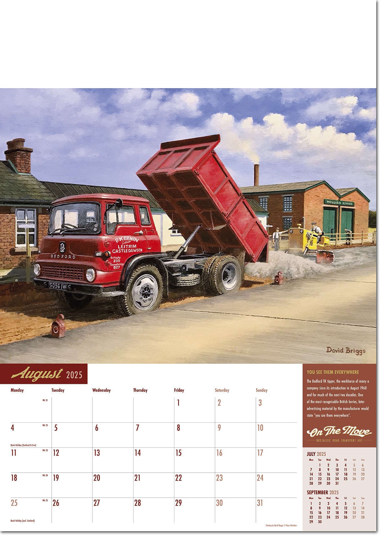 On the Move Wall Calendar