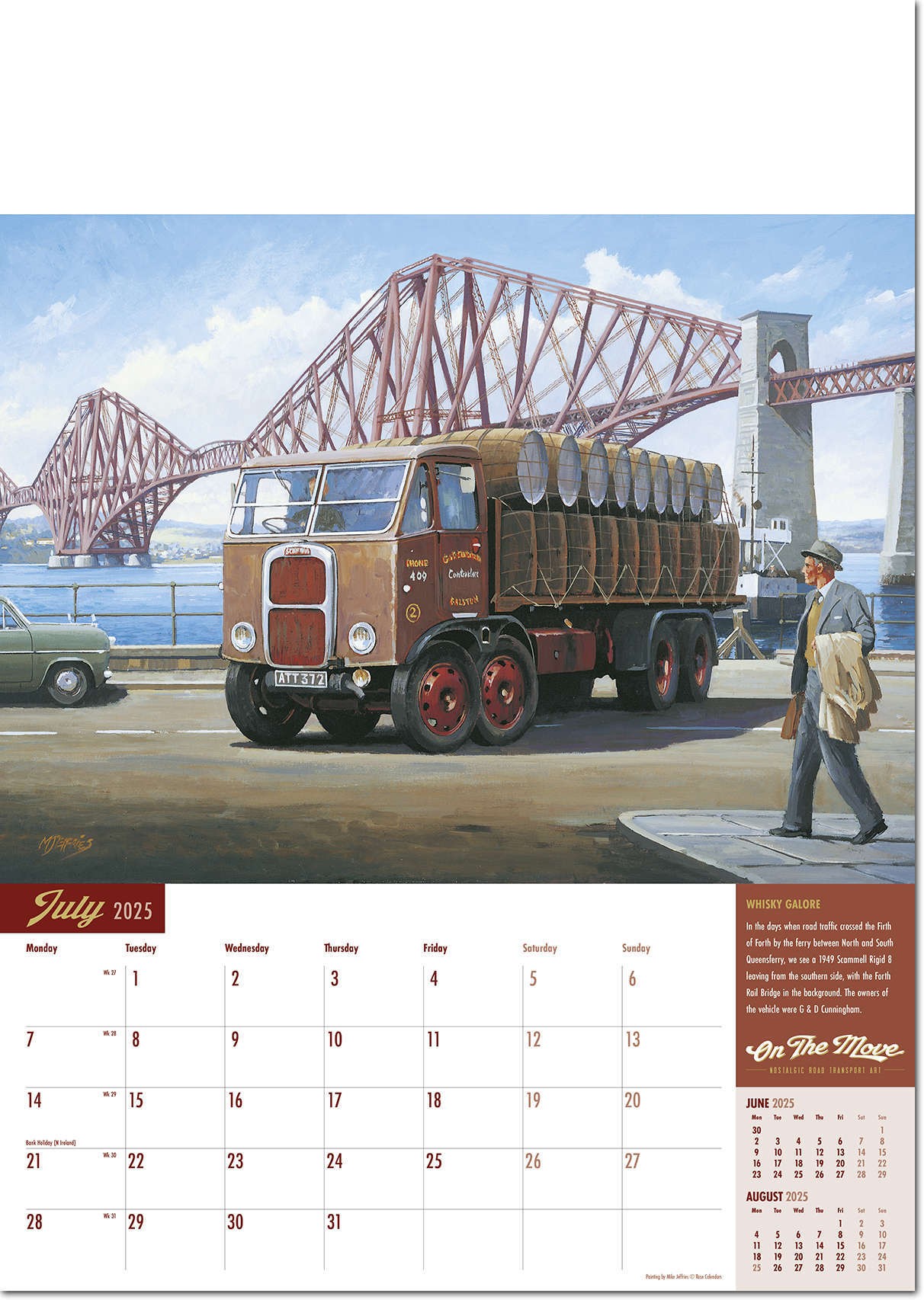 On the Move Wall Calendar