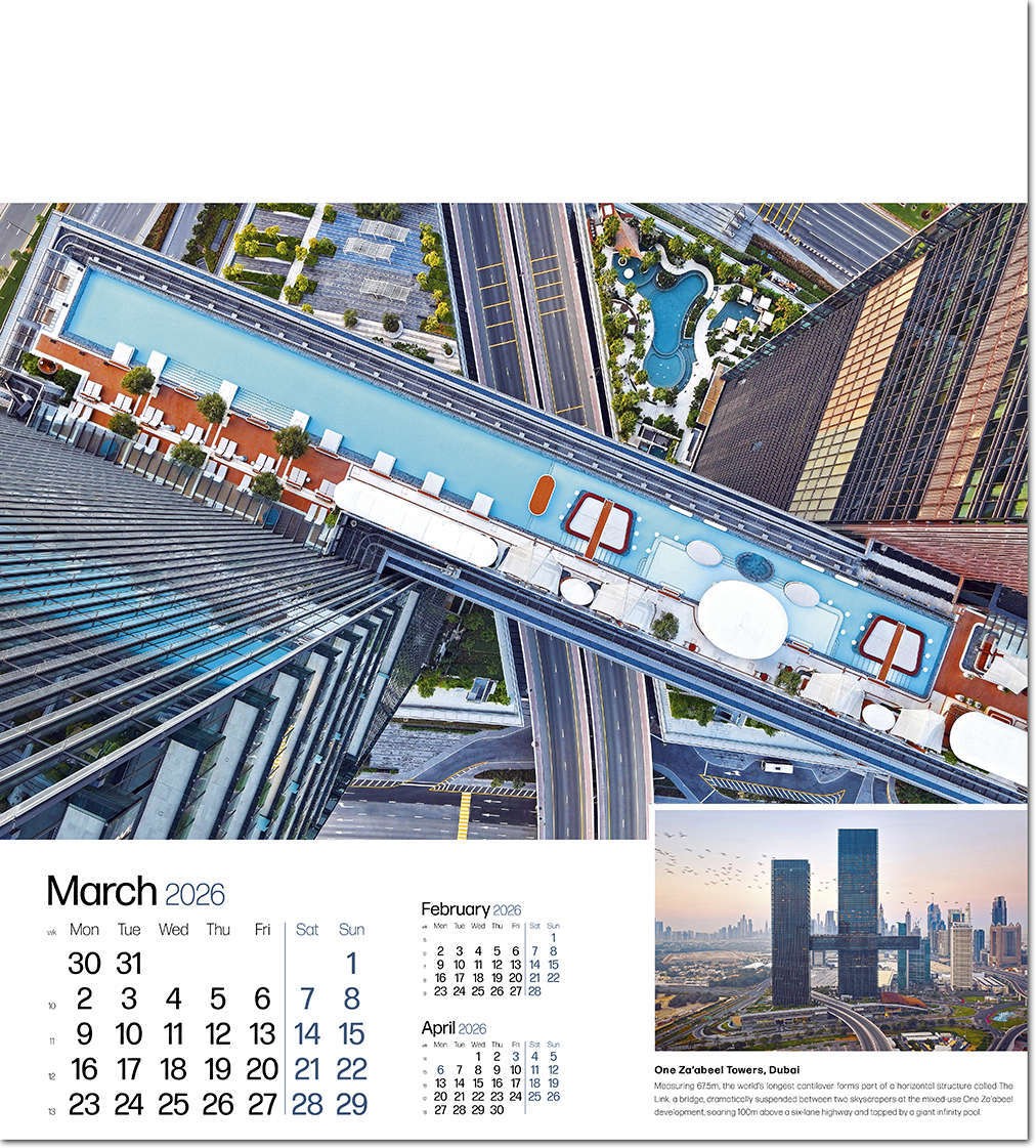 Iconic Structures Wall Calendar