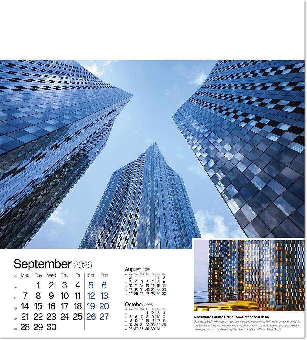 Iconic Structures Wall Calendar