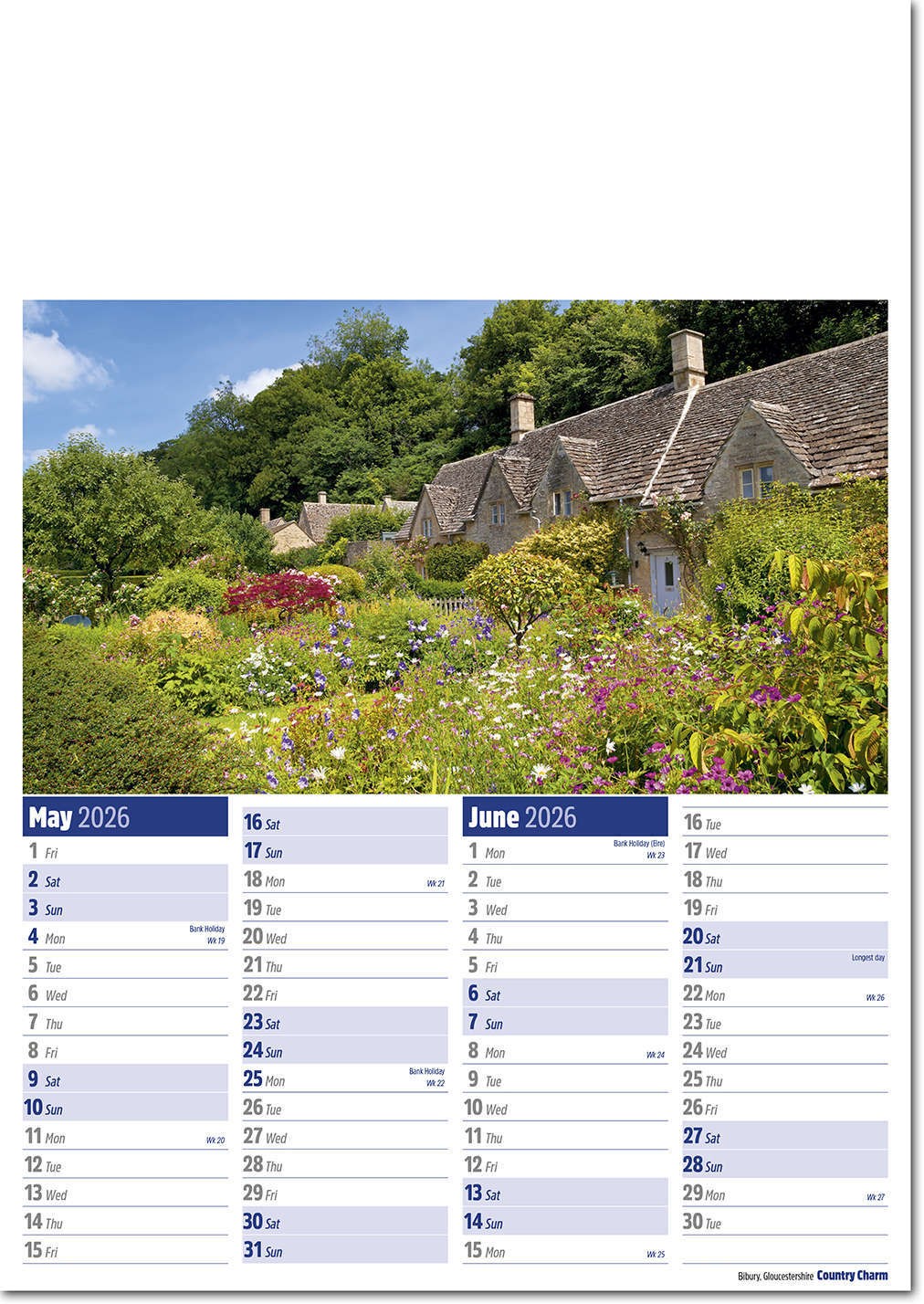 Country Charm Calendar