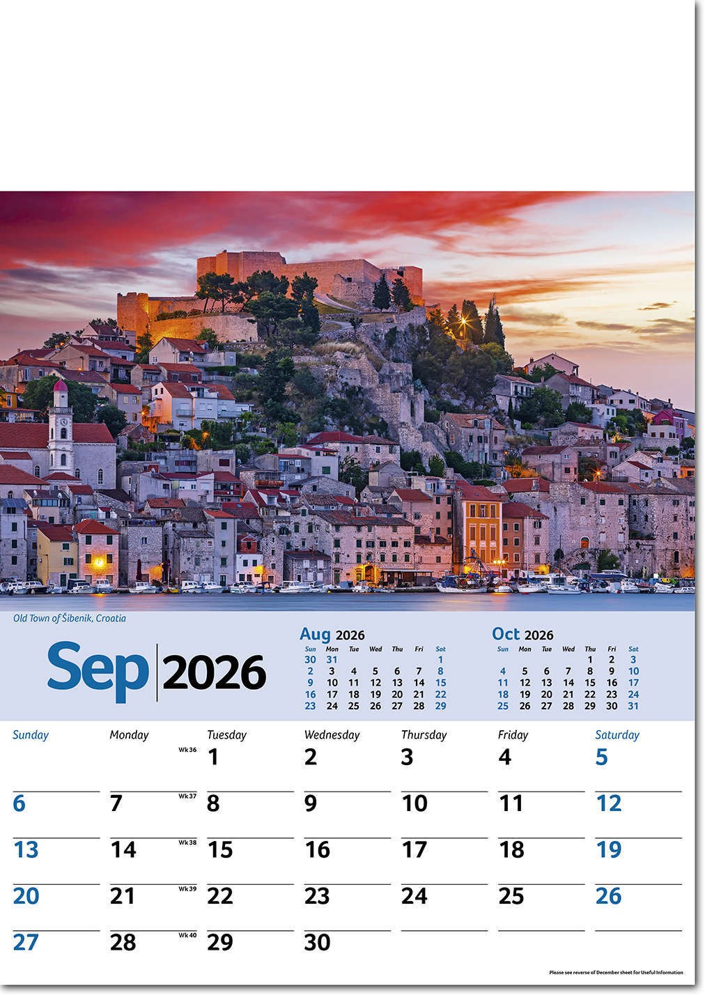 Scenic World Wall Calendar