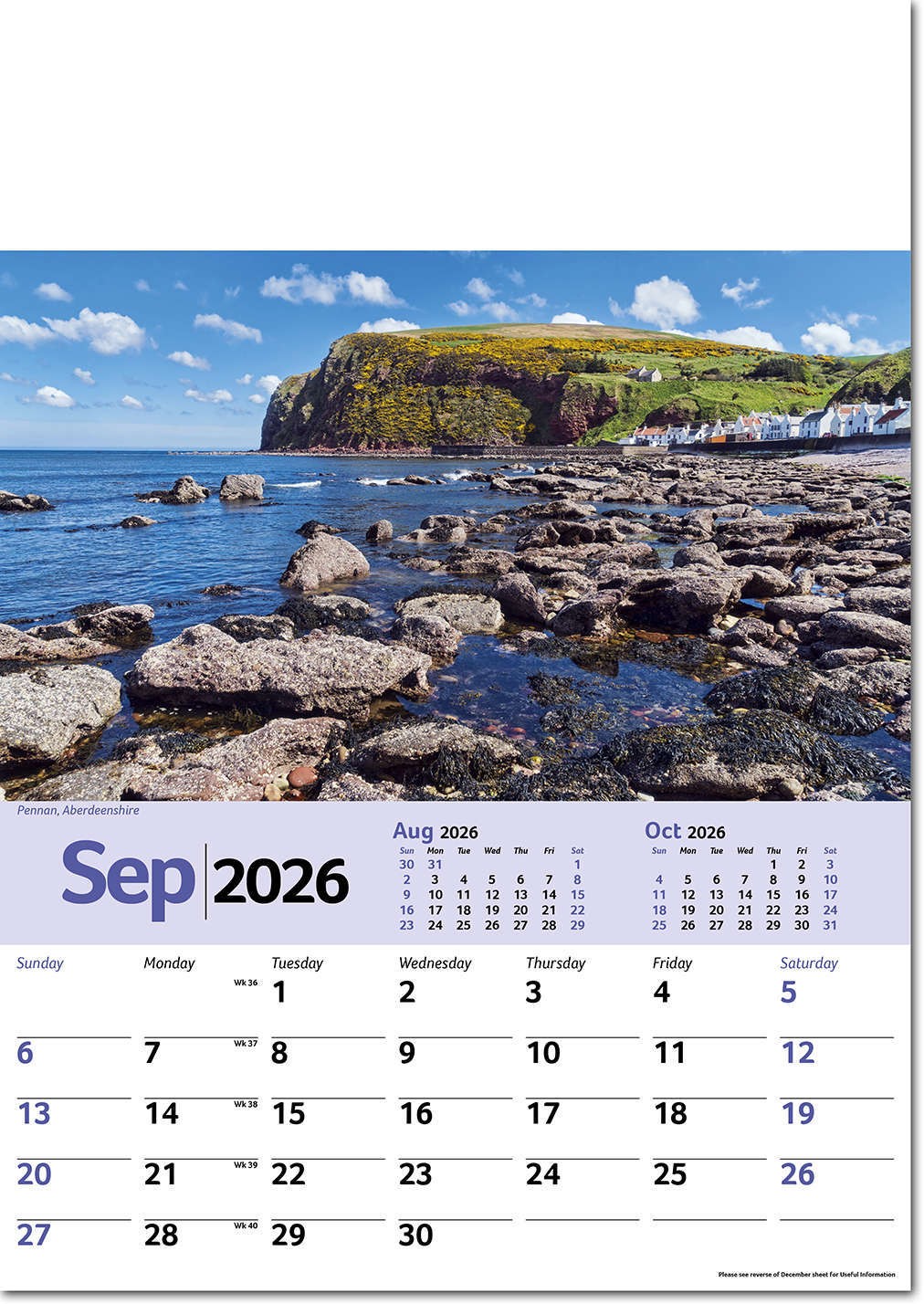 Pride of Scotland Calendar